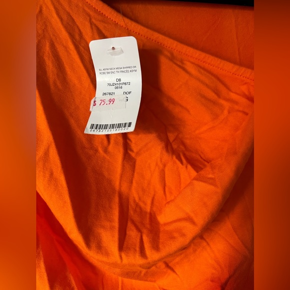 Bebe Orange Midi Dress - Picture 4 of 4